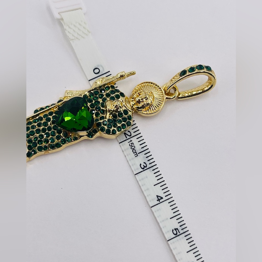 San Judas Collar Baño De Oro Italiano 18k /Saint Jude Necklace Gold Plated 18k - Picture 7 of 10
